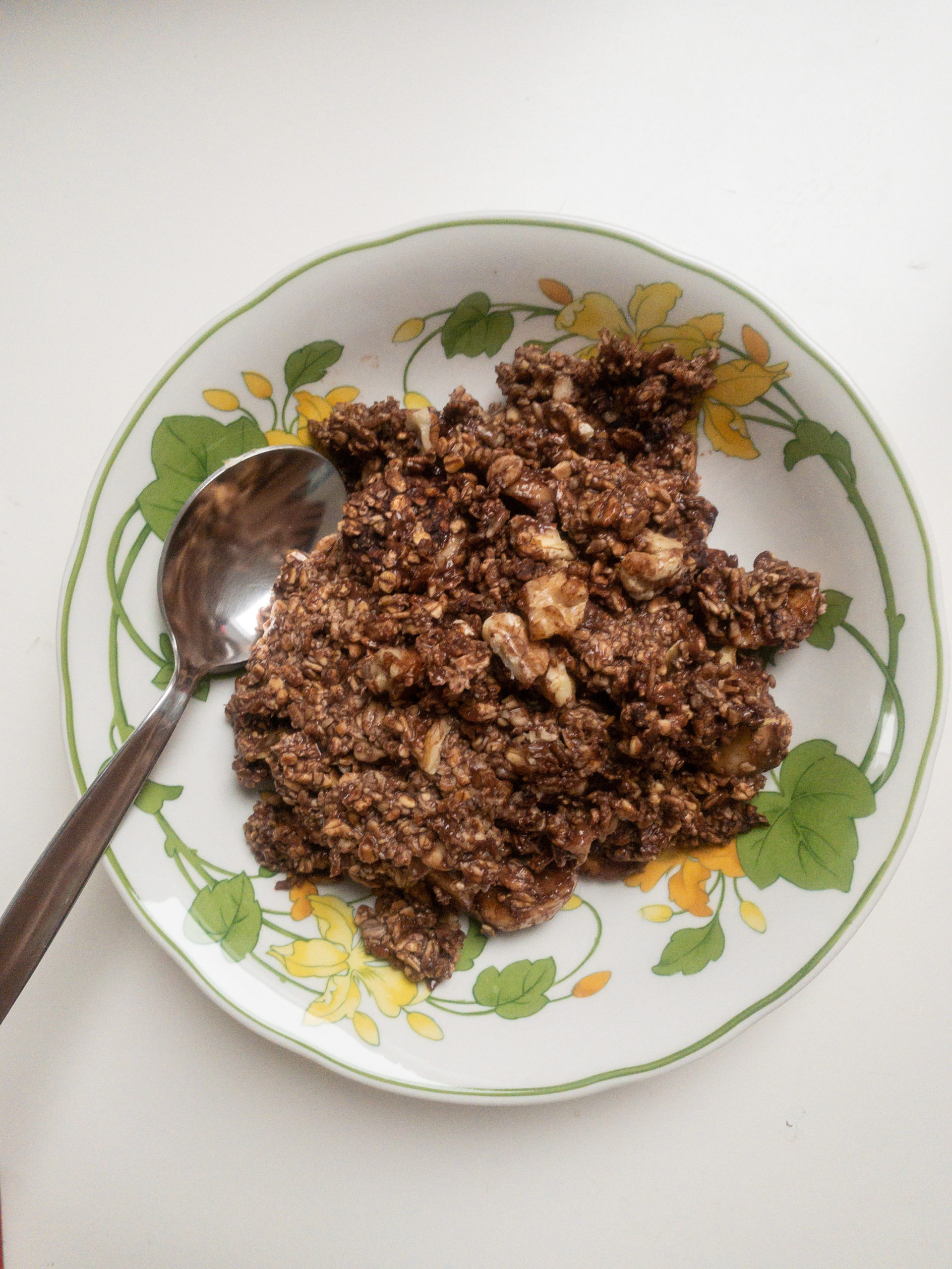 Baked Oats mit Schoko und Banane